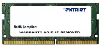 Память DDR4 8GB 2666MHz Patriot PSD48G266682S Signature RTL PC4-21300 CL19 SO-DIMM 260-pin 1.2В quad rank Ret - купить недорого с доставкой в интернет-магазине