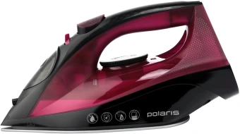 Утюг Polaris PIR 2430K 2400Вт фуксия/черный - купить недорого с доставкой в интернет-магазине