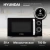 Микроволновая Печь Hyundai HYM-M2052 20л. 700Вт черный/серебристый - купить недорого с доставкой в интернет-магазине
