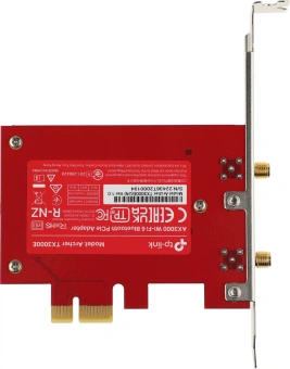 Сетевой адаптер Wi-Fi + Bluetooth TP-Link Archer TX3000E AX3000 PCI Express (ант.внеш.съем) 2ант. - купить недорого с доставкой в интернет-магазине