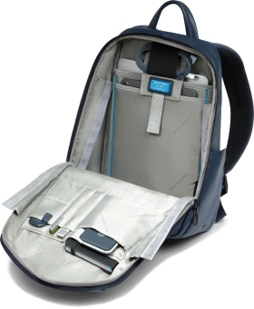 Рюкзак мужской Piquadro Russel CA6765W137/BLU синий натур.кожа - купить недорого с доставкой в интернет-магазине