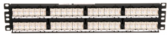 Патч-панель Panduit DP485E88TGY 19" 2U 48xRJ45 кат.5E - купить недорого с доставкой в интернет-магазине