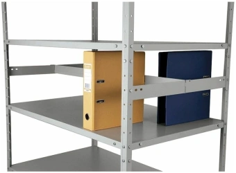 Стеллаж Практик MS Standart 150KD/75x40/4 пол.:4 разборная 1500x750x400мм серый (S24099024402) - купить недорого с доставкой в интернет-магазине