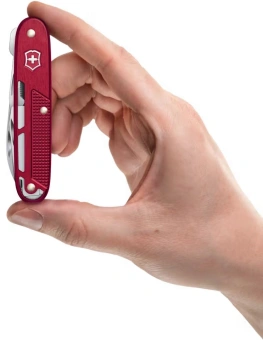 Нож перочинный Victorinox Onefold Alox (0.8006.20) 93мм 2функц. красный - купить недорого с доставкой в интернет-магазине