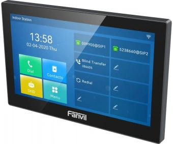 Видеодомофон Fanvil i504W черный - купить недорого с доставкой в интернет-магазине