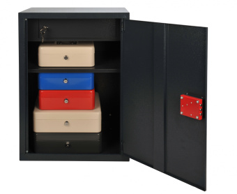 Ящик для денег Cactus CS-CB-003 90x250x180 графитовый - купить недорого с доставкой в интернет-магазине