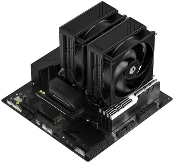 Устройство охлаждения(кулер) ID-Cooling Frozn A620 Pro Xe нет подсветки Soc-AM5/AM4/1200/1700/1851 черный 4-pin 27.2dB Al+Cu Ret (FROZN A620 PRO XE BLACK) - купить недорого с доставкой в интернет-магазине