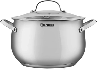 Кастрюля Rondell Calypso RDS-1672 5.8л. d=22см (с крышкой) стальной - купить недорого с доставкой в интернет-магазине