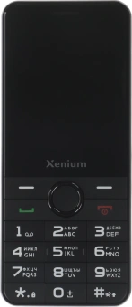 Мобильный телефон Xenium X240 черный моноблок 2Sim 2.4" 240x320 Nucleus 0.3Mpix GSM900/1800 MP3 FM microSD max32Gb - купить недорого с доставкой в интернет-магазине