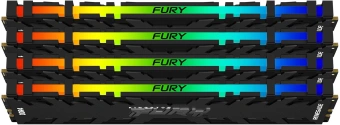 Память DDR4 4x8GB 3600MHz Kingston KF436C16RBAK4/32 Fury Renegade RGB RTL Gaming PC4-28800 CL16 DIMM 288-pin 1.35В kit single rank с радиатором Ret - купить недорого с доставкой в интернет-магазине