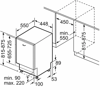 Посудомоечная машина встраив. Bosch SPV4HMX55Q 2400Вт полноразмерная инвертер - цена, купить или заказать с доставкой в интернет-магазине Посудомоечная машина встраив. Bosch SPV4HMX55Q 2400Вт полноразмерная инвертер - купить недорого с доставкой в интернет-магазине