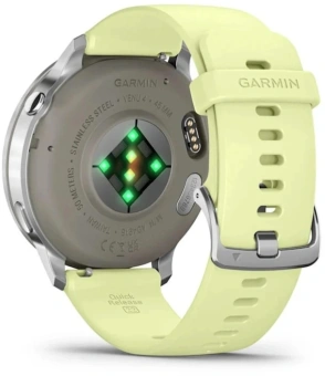 Смарт-часы Garmin Venu 4 1.4" AMOLED корп.серебристый рем.желтый разм.брасл.:135-200мм (010-03014-02) - купить недорого с доставкой в интернет-магазине
