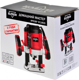 Фрезер Elitech Ф 140Э 1400Вт 30000об/мин макс.ход:50мм - купить недорого с доставкой в интернет-магазине