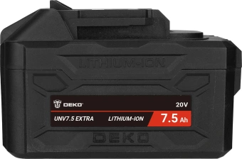 Батарея аккумуляторная Deko UNV7.5 EXTRA 20В 7.5Ач Li-Ion (063-4499) - купить недорого с доставкой в интернет-магазине