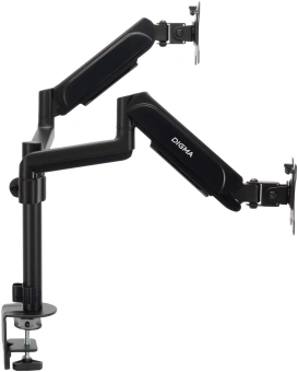 Кронштейн для мониторов ЖК Digma D-MM202D черный 17"-32" макс.9кг крепление к столешнице поворот и наклон - купить недорого с доставкой в интернет-магазине