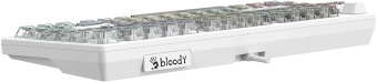 Клавиатура A4Tech Bloody MS76 механическая белый USB Multimedia for gamer LED (MS76) кабель 1.8м - купить недорого с доставкой в интернет-магазине