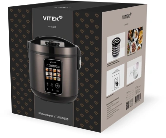 Мультиварка Vitek VT-MC0503 5л 900Вт черный - купить недорого с доставкой в интернет-магазине