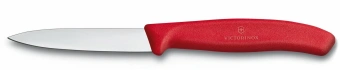 Набор ножей кухон. Victorinox Swiss Classic (6.7111.35) компл.:3предм. овощеч. красный карт.коробка - купить недорого с доставкой в интернет-магазине