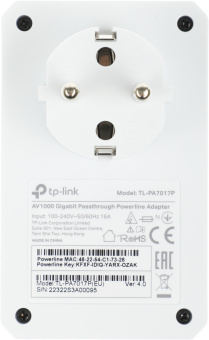 Сетевой адаптер HomePlug AV TP-Link TL-PA7017P KIT AV1000 Gigabit Ethernet (упак.:2шт) - купить недорого с доставкой в интернет-магазине