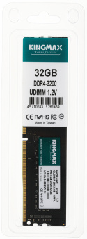 Память DDR4 32GB 3200MHz Kingmax KM-LD4-3200-32GS RTL PC4-25600 CL22 DIMM 288-pin 1.2В Ret - купить недорого с доставкой в интернет-магазине