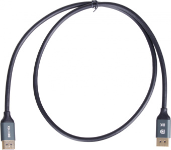 Кабель Ultra HD DisplayPort (m) DisplayPort (m) 1м черный пакет - купить недорого с доставкой в интернет-магазине