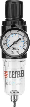 Блок подготовки для компрессоров Denzel FR1500 1500л/мин черный - купить недорого с доставкой в интернет-магазине