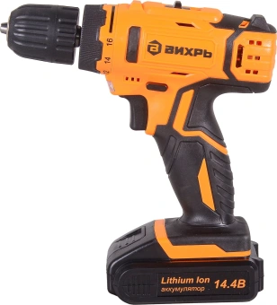 Дрель-шуруповерт Вихрь ДА-14Л-2KА аккум. патрон:быстрозажимной (кейс в комплекте) (72/14/20) - купить недорого с доставкой в интернет-магазине