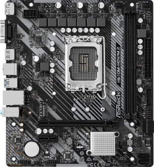 Материнская плата Asrock H610M-HDV/M.2 R2.0 Soc-1700 Intel H610 2xDDR4 mATX AC`97 8ch(7.1) GbLAN+VGA+HDMI+DP - купить недорого с доставкой в интернет-магазине