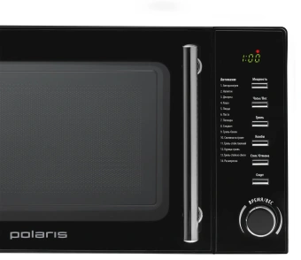 Микроволновая Печь Polaris PMO 2002DG RUS 20л. 700Вт черный - купить недорого с доставкой в интернет-магазине