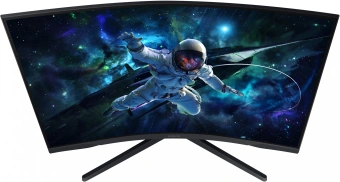 Монитор Samsung 32" Odyssey G5 S32CG550EI черный VA LED 1ms 16:9 HDMI матовая 300cd 178гр/178гр 2560x1440 165Hz FreeSync DP 2K USB 5.2кг - купить недорого с доставкой в интернет-магазине