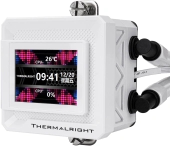 Система водяного охлаждения Thermalright Frozen Warframe SE 360 ARGB Soc-AM5/AM4/1151/1200/2066/2011/1700 белый 4-pin 29.6dB Al LCD Ret (F-WFRAME-SE-360-WH-ARGB) - купить недорого с доставкой в интернет-магазине