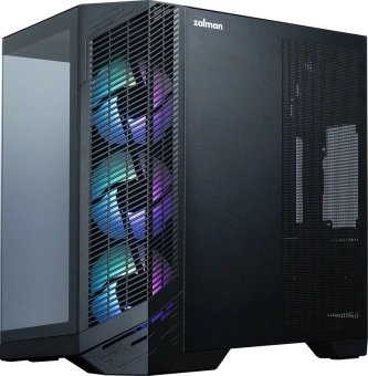 Корпус Zalman D50 черный без БП ATX 11x120mm 2x140mm 2xUSB3.0 audio bott PSU - купить недорого с доставкой в интернет-магазине