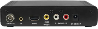 Ресивер DVB-T2 Cadena CDT-2351SB черный - купить недорого с доставкой в интернет-магазине