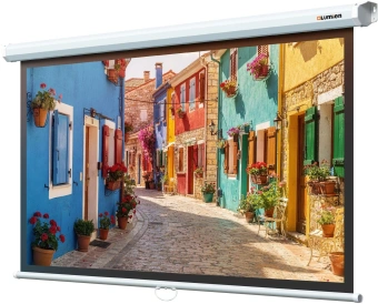 Экран Lumien 100" 157x227см Eco Picture LEP-100127 16:9 настенно-потолочный рулонный белый - купить недорого с доставкой в интернет-магазине