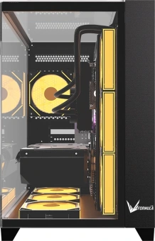 Корпус Formula Crystal Z9 FLOE черный без БП ATX 2xUSB3.0 audio bott PSU - купить недорого с доставкой в интернет-магазине