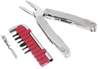 Мультитул Victorinox SwissTool Spirit X (3.0235.L) 105мм 35функц. мини-отвертка/штопор/набор бит/чехол кожаный серебристый карт.коробка - купить недорого с доставкой в интернет-магазине