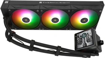 Система водяного охлаждения Thermalright Grand Vision 360 ARGB Soc-AM5/AM4/1151/1200/2066/2011/1700 черный 4-pin 29.4dB Al LCD Ret (G-VISION-360-BL-ARGB) - купить недорого с доставкой в интернет-магазине