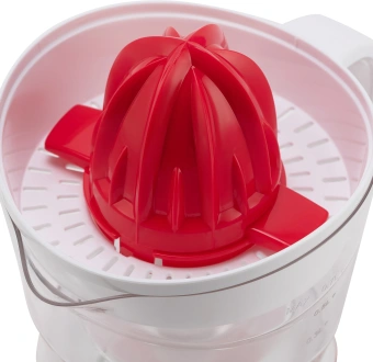 Соковыжималка цитрусовая Maxwell MW-1109 25Вт рез.сок.:700мл. белый/красный - купить недорого с доставкой в интернет-магазине