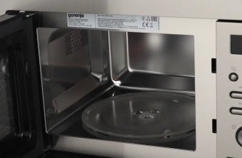 Микроволновая печь Gorenje BM201AM1X 20л. 800Вт нержавеющая сталь/черный (встраиваемая) - купить недорого с доставкой в интернет-магазине