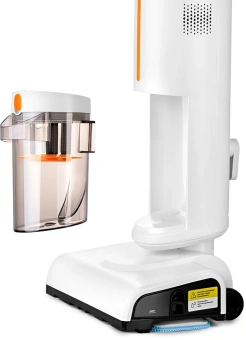 Пылесос паровой Kitfort КТ-5157-2 1000Вт белый/оранжевый - купить недорого с доставкой в интернет-магазине