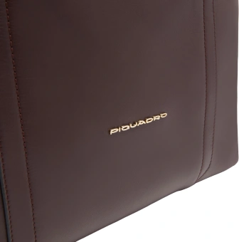 Деловая сумка женская Piquadro Circle BD4574W92/BORO с отделением для ноутбука 14" сливовая натур.кожа - купить недорого с доставкой в интернет-магазине