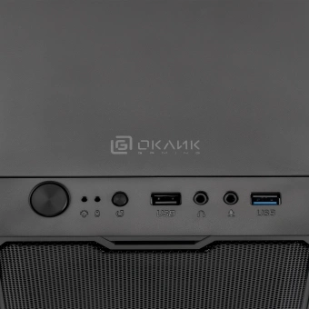 Корпус Оклик OCC-MN301 черный без БП mATX 1x80mm 2x120mm 1xUSB2.0 1xUSB3.0 audio - купить недорого с доставкой в интернет-магазине