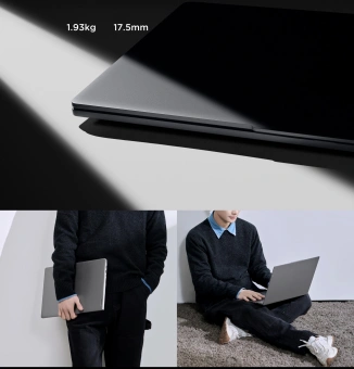 Ноутбук Lenovo Xiaoxin Pro16 AHP9 Ryzen 7 8745H 24Gb SSD1Tb AMD Radeon 780M 16" OLED 2.5K (2560x1600) Windows 11 Home grey WiFi BT Cam - купить недорого с доставкой в интернет-магазине