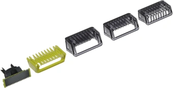 Бритва сетчатая Philips OneBlade QP2824/10 реж.эл.:3 питан.:аккум. черный/зеленый - купить недорого с доставкой в интернет-магазине