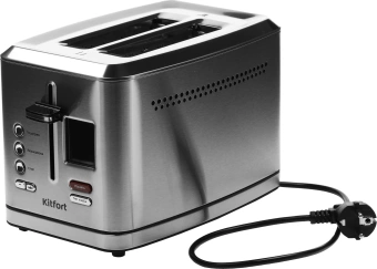 Тостер Kitfort KT-2049 950Вт серебристый - купить недорого с доставкой в интернет-магазине