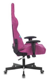 Кресло игровое Zombie VIKING KNIGHT Fabric малиновый Light-15 с подголов. крестов. металл - купить недорого с доставкой в интернет-магазине