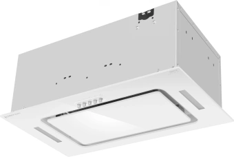 Вытяжка встраиваемая Meferi Ultra INBOX52WH Glass белый управление: кнопочное (1 мотор) - купить недорого с доставкой в интернет-магазине