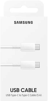 Кабель Samsung EP-DN975BWRGRU USB Type-C (m)-USB Type-C (m) 1м белый (упак.:1шт) - купить недорого с доставкой в интернет-магазине