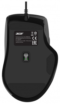 Мышь Acer OMW130 черный оптическая (3600dpi) USB (6but) - купить недорого с доставкой в интернет-магазине