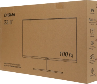 Монитор Digma 23.8" Progress 24P503F темно-серый IPS LED 5ms 16:9 HDMI M/M матовая 250cd 178гр/178гр 1920x1080 100Hz VGA DP FHD 2.7кг - купить недорого с доставкой в интернет-магазине